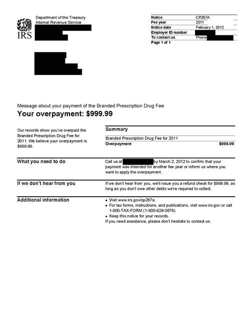 Understanding Your CP267A Notice