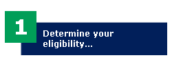 EFP Help Step 1 1: Determine your eligibility...
