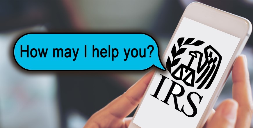 IRS Chat Bot - How may I help you?