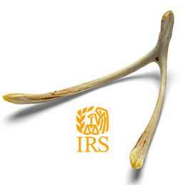Wishbone, IRS logo.