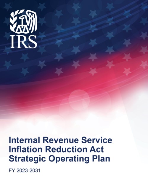 Cover image of the IRS Inflation Reduction Act Strategic Operating Plan