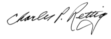 Charles Rettig Signature