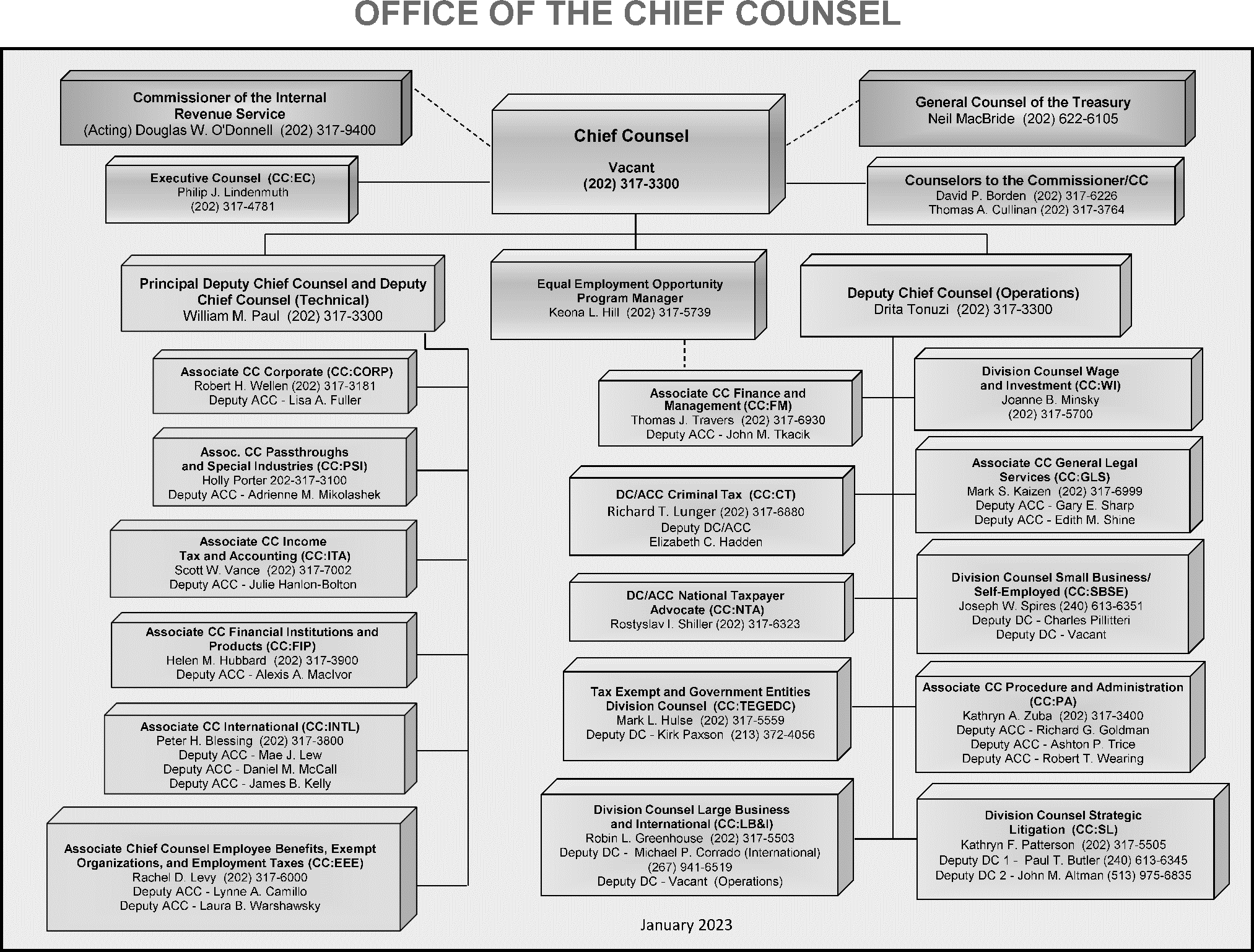 Irs Sbse Organization Chart