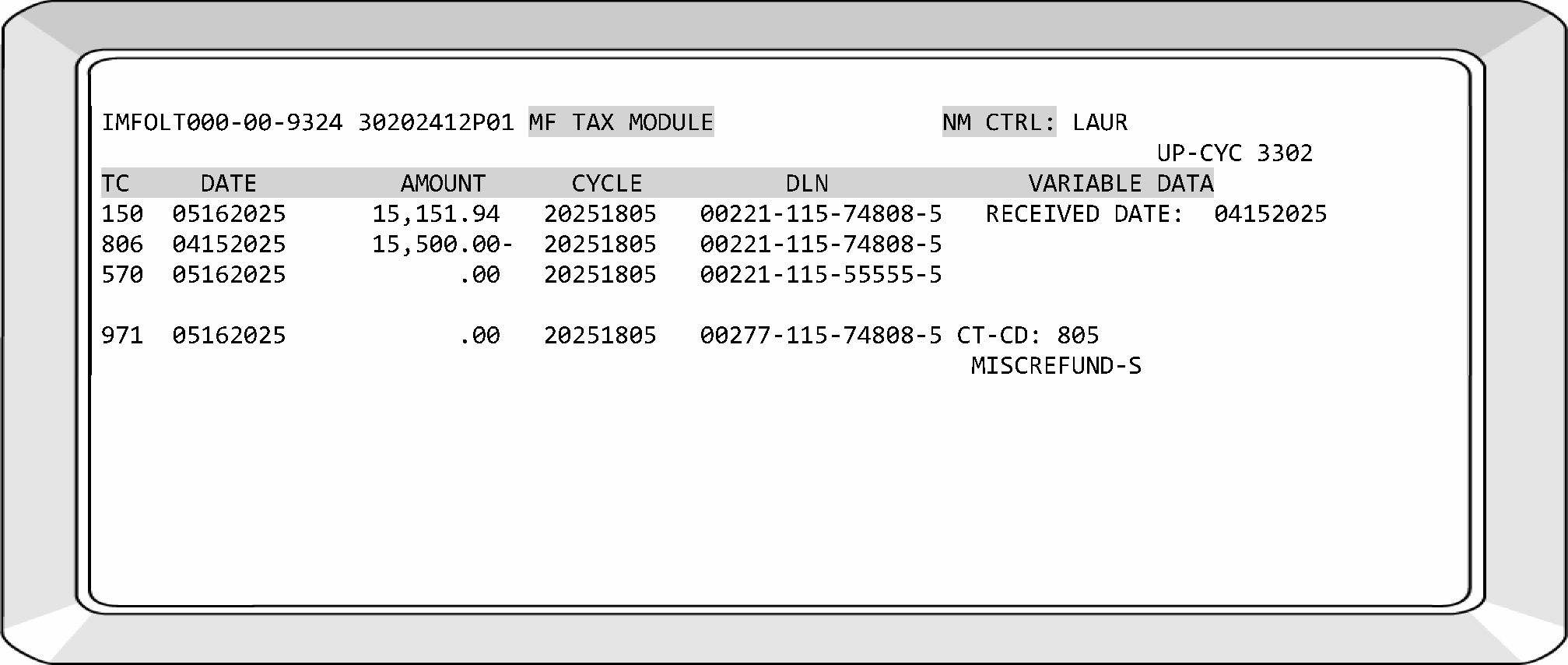 Nm Tax Refund Cycle Chart