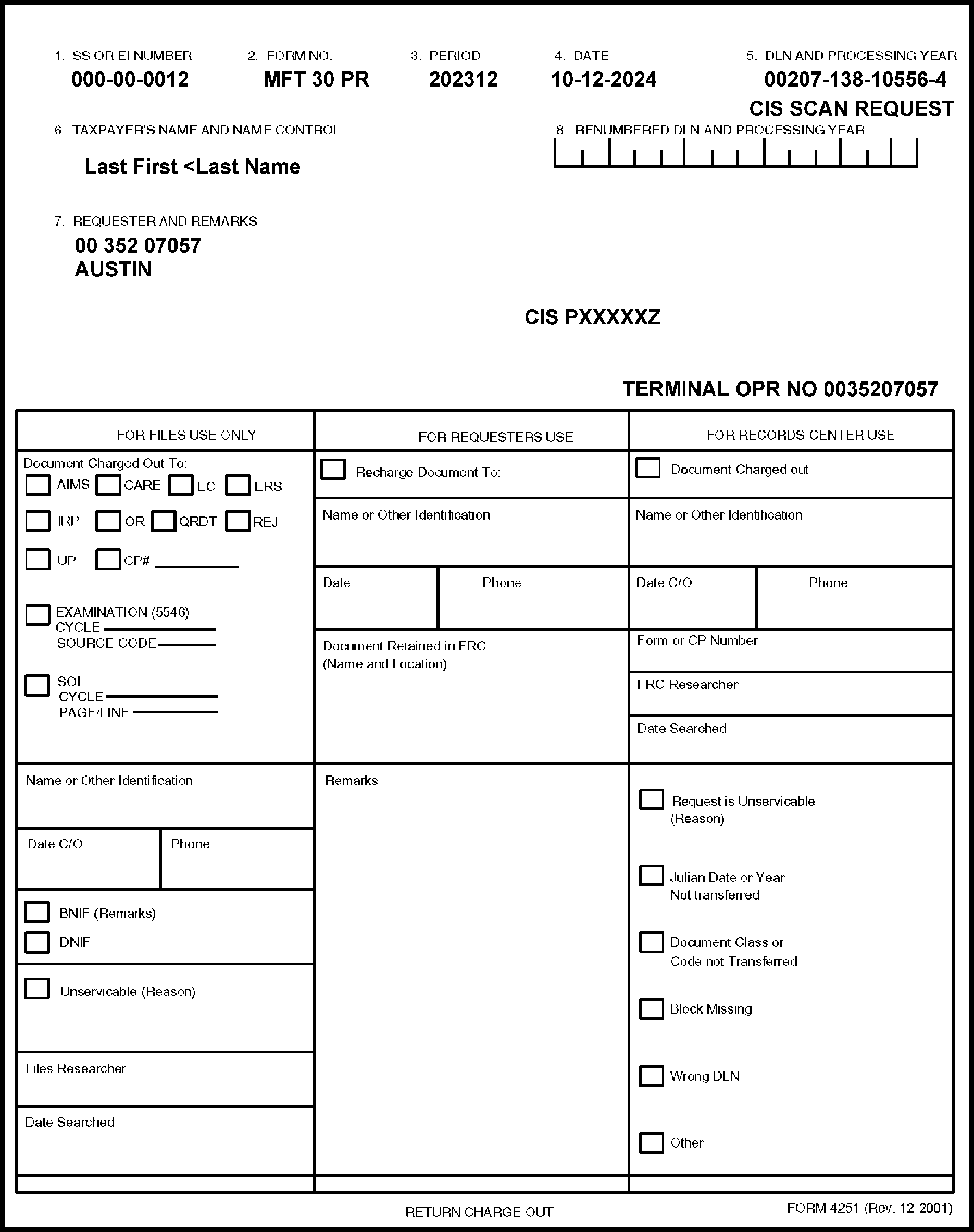 Form 7004 Date Charts In Publication 4164