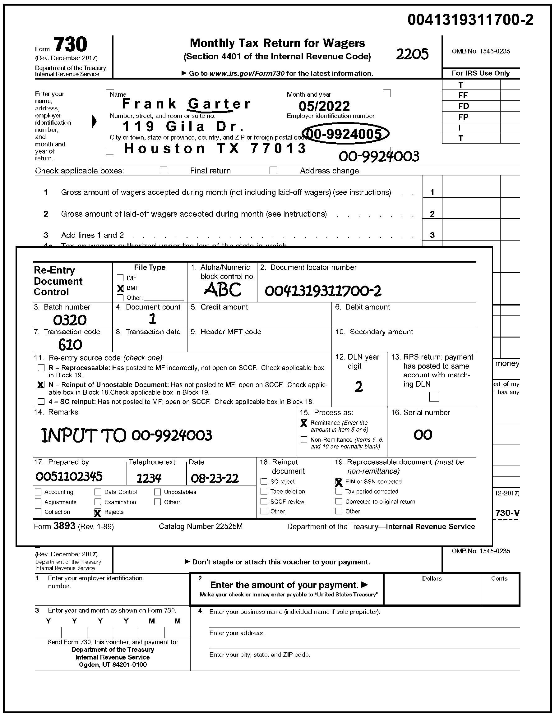 Work Chart 401 Quebec 2017