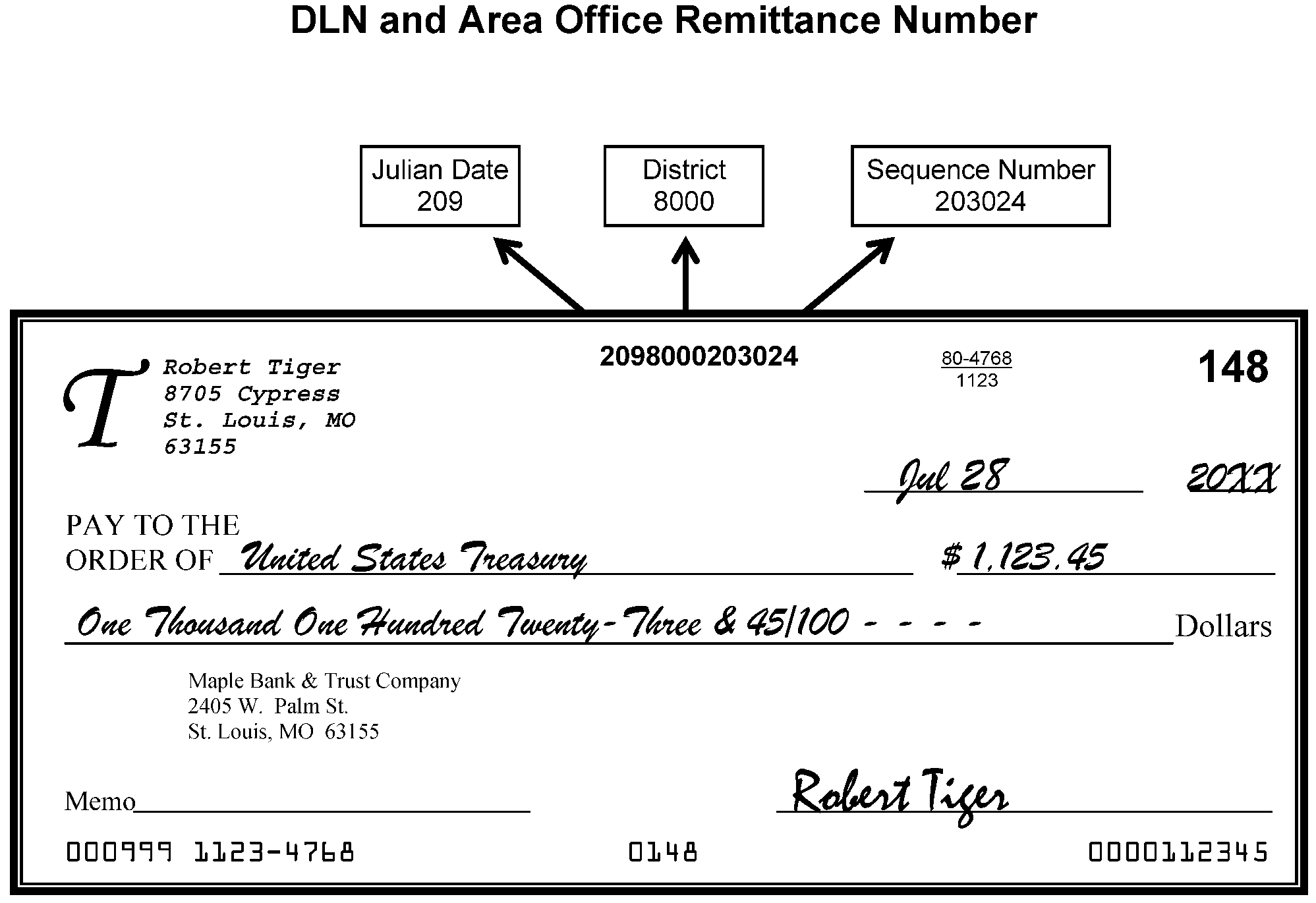 24.24.24 Dishonored Check File (DCF) and Unidentified Remittance