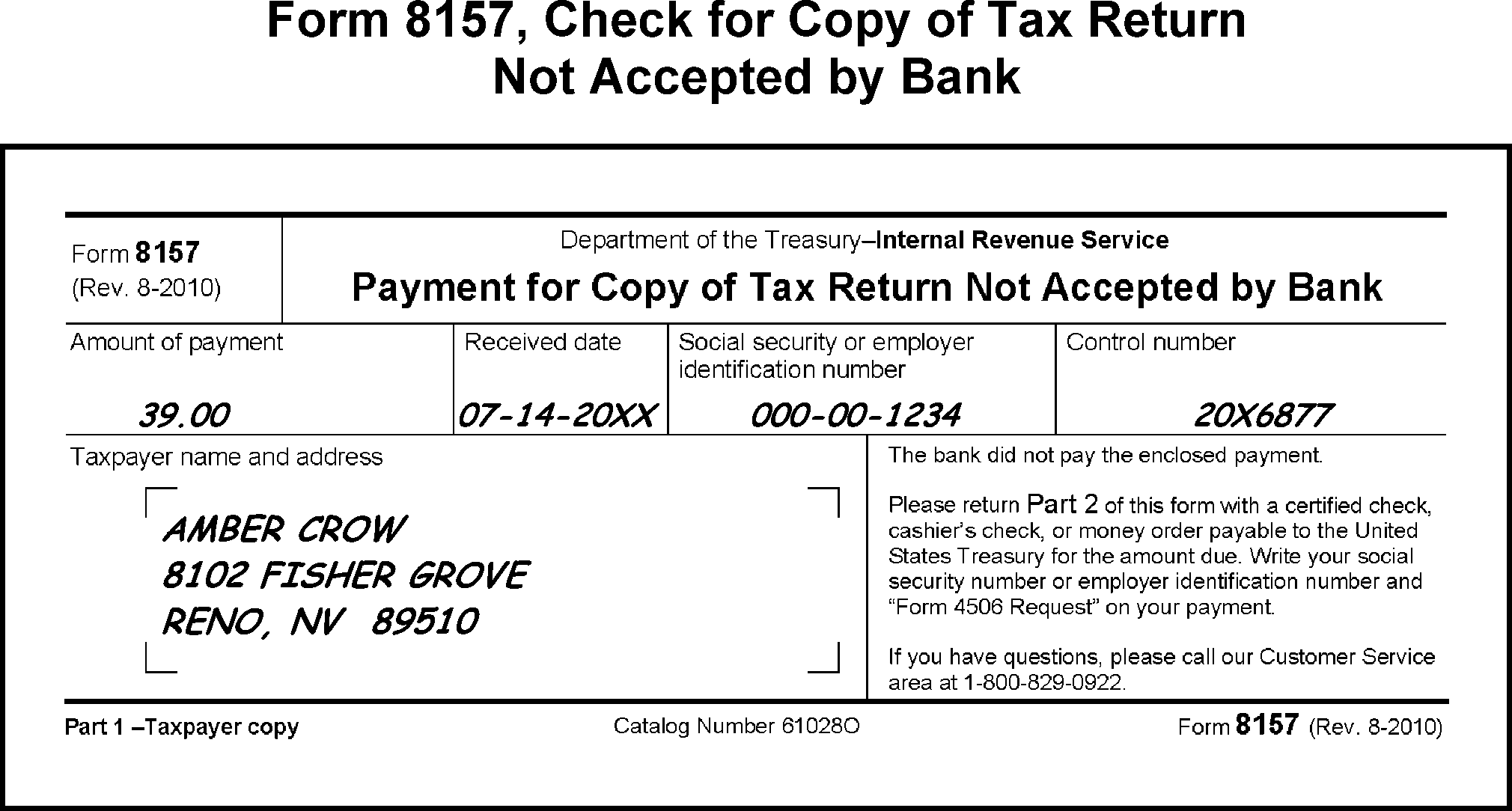 27.27.27 Dishonored Check File (DCF) and Unidentified Remittance