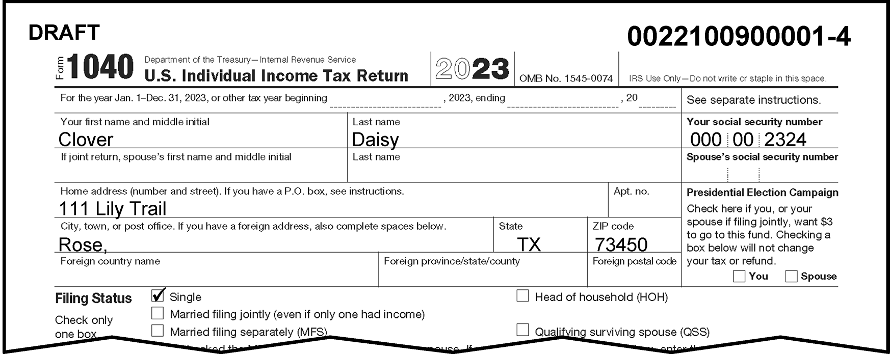 Irs Cycle Code Chart