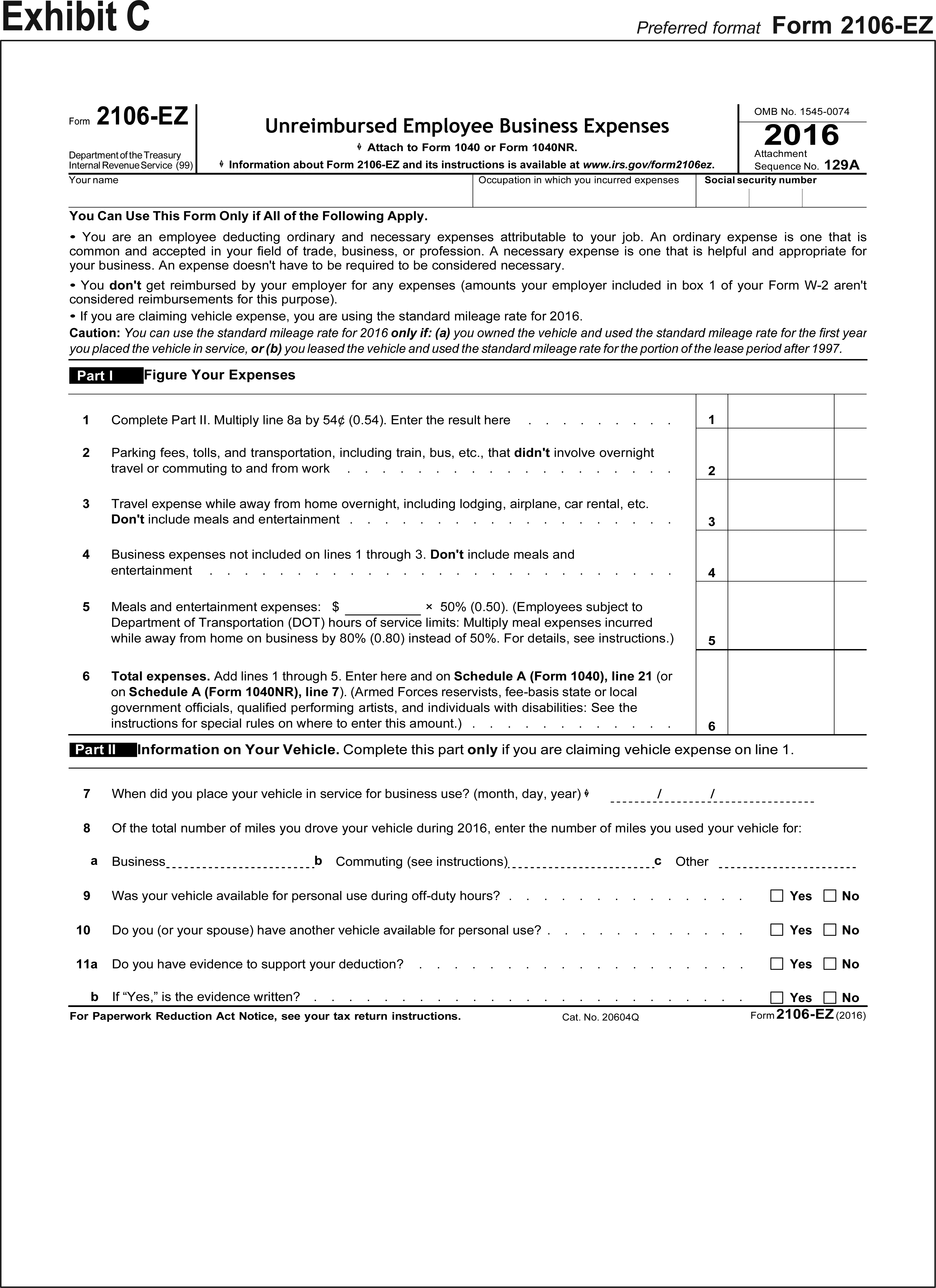 carbonless 3-part 2015 IRS Tax Form 1099-SA single sheet set for 3 recipients 